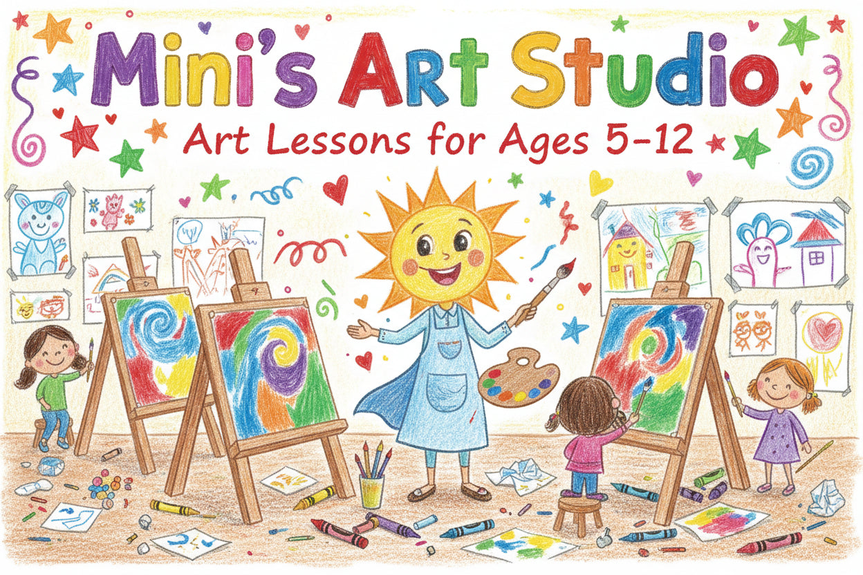 Young Artists (Ages 5-12) – Monthly Art Program