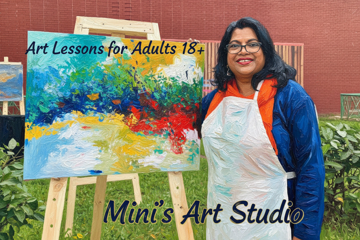 Adult Learners (Ages 18+) – Monthly Art Program